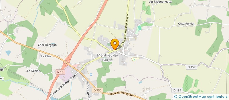 localisation de l'entreprise MONSIEUR ANNICK LAFOND  MONTLIEU-LA-GARDE