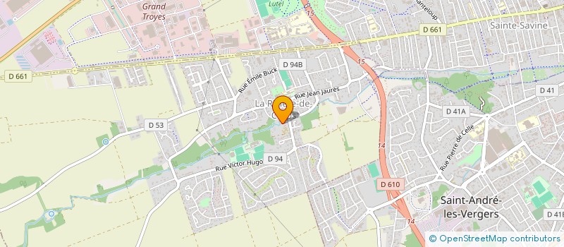 localisation de l'entreprise MONSIEUR ANNICK REY  LA RIVIERE-DE-CORPS