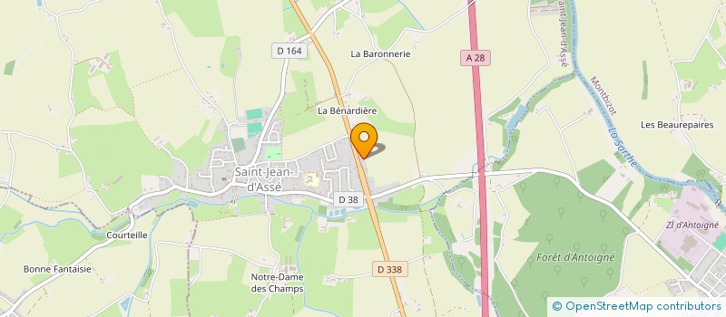 localisation de l'entreprise MONSIEUR ANNIE BESLIN  SAINT-JEAN-D'ASSE