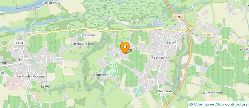 localisation de l'entreprise MONSIEUR ANNIE BIOTTEAU  OREE-D'ANJOU