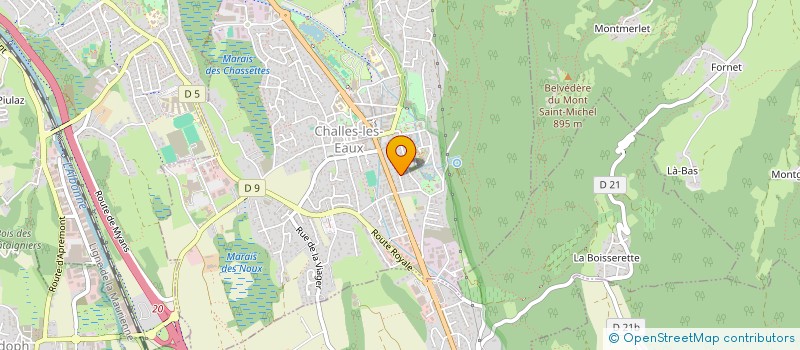 localisation de l'entreprise MONSIEUR ANNIE SARAN  CHALLES-LES-EAUX