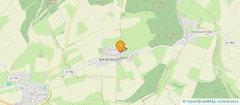 localisation de l'entreprise MONSIEUR ANNIE THILGES  DONCOURT-LES-LONGUYON