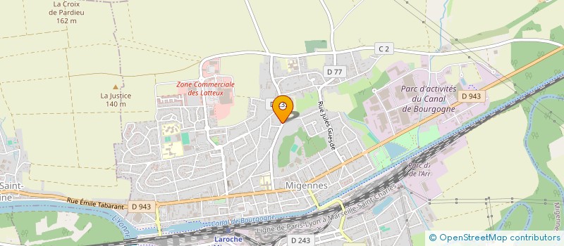 localisation de l'entreprise MONSIEUR ANNISSE HAMMOUTI à MIGENNES