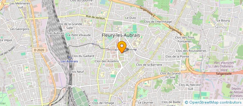 localisation de l'entreprise MONSIEUR ANNOUR ALI BECHIR ALI à FLEURY-LES-AUBRAIS