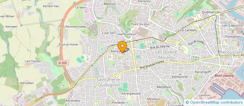 localisation de l'entreprise MONSIEUR ANOIL EL FADILI à BREST