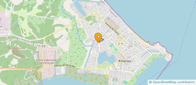 localisation de l'entreprise MONSIEUR ANOT MILFORT  KOUROU