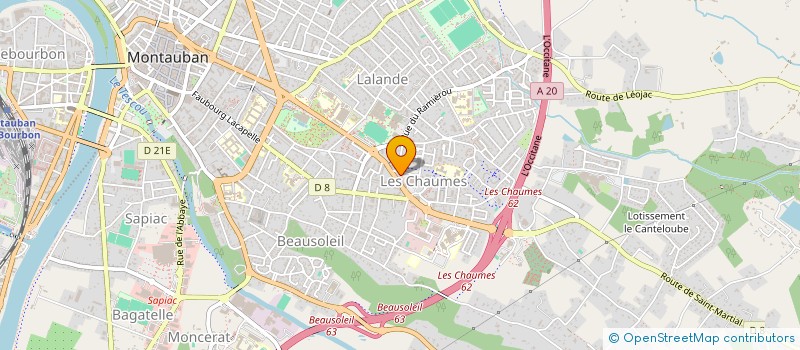 localisation de l'entreprise MONSIEUR ANOUAR ACHOUK à MONTAUBAN