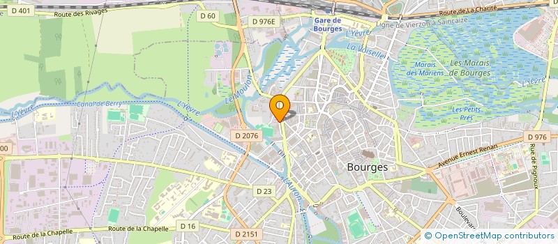 localisation de l'entreprise MONSIEUR ANOUAR ARON KARDA  BOURGES