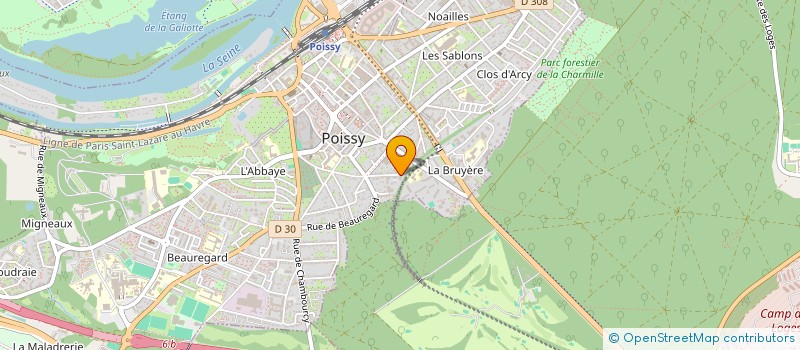 localisation de l'entreprise MONSIEUR ANOUAR BARAKET  POISSY