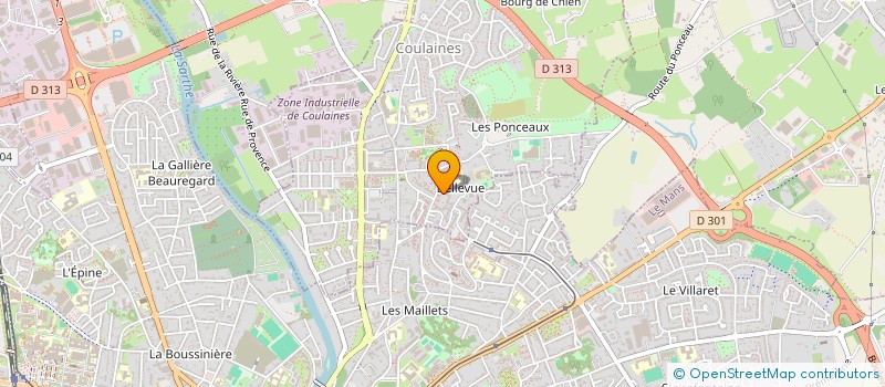 localisation de l'entreprise MONSIEUR ANOUAR BELAARIF  COULAINES