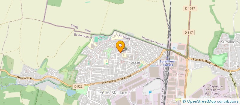 localisation de l'entreprise MONSIEUR ANOUAR BENSAGA  FOSSES