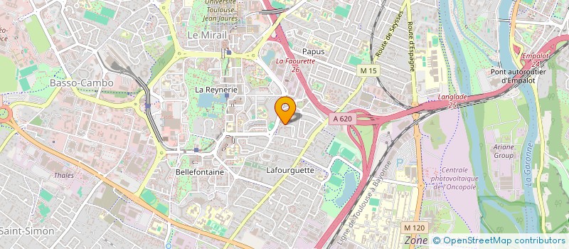 localisation de l'entreprise MONSIEUR ANOUAR BOULKROUNE à TOULOUSE