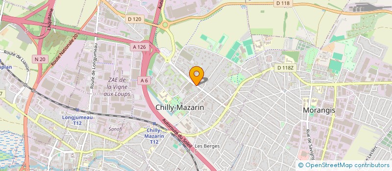 localisation de l'entreprise MONSIEUR ANOUAR BRIKI à CHILLY-MAZARIN