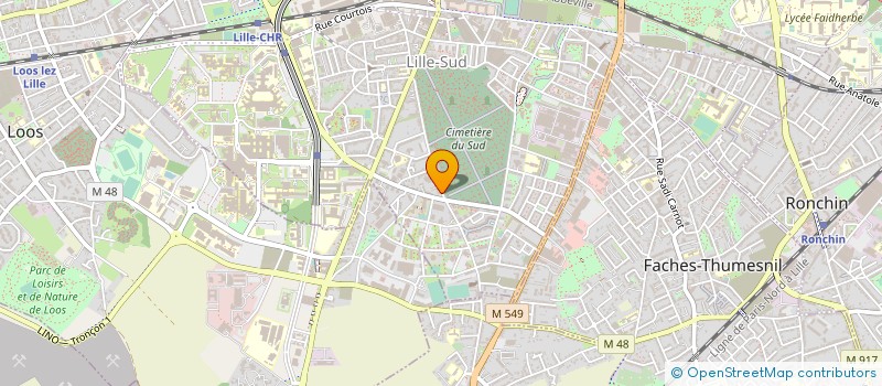 localisation de l'entreprise MONSIEUR ANOUAR CHOURAIK  LILLE