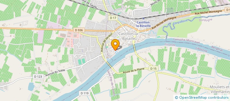 localisation de l'entreprise MONSIEUR ANOUAR EJJA DADES  CASTILLON-LA-BATAILLE