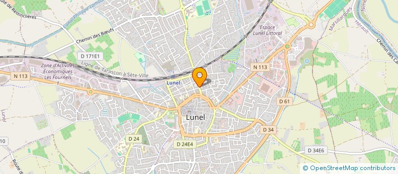 localisation de l'entreprise MONSIEUR ANOUAR EL BOUZIDI  LUNEL