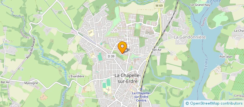 localisation de l'entreprise MONSIEUR ANOUAR FRAJ  LA CHAPELLE-SUR-ERDRE