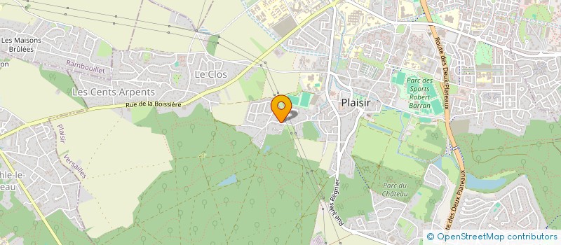 localisation de l'entreprise MONSIEUR ANOUAR HAMAM  PLAISIR