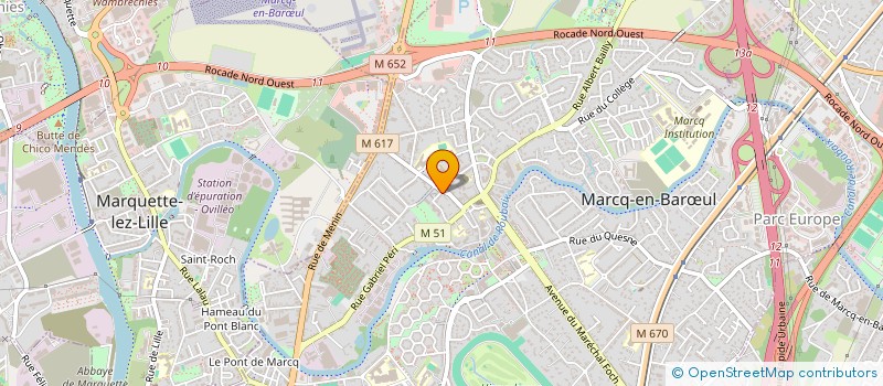 localisation de l'entreprise MONSIEUR ANOUAR HAMMOUDA à MARCQ-EN-BARŒUL