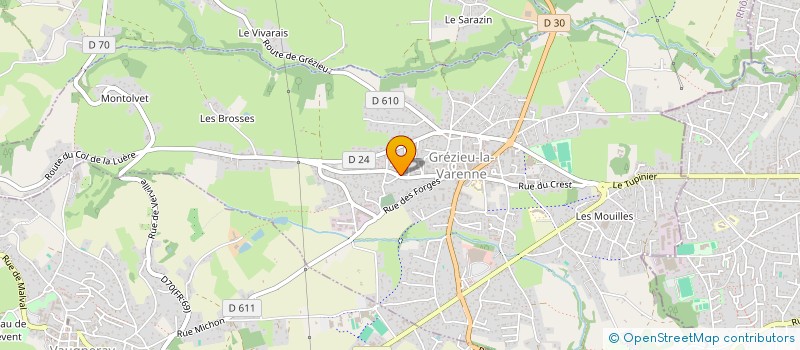 localisation de l'entreprise MONSIEUR ANOUAR JEBLI à GREZIEU-LA-VARENNE