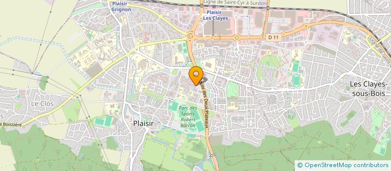 localisation de l'entreprise MONSIEUR ANOUAR KHARMICH  PLAISIR