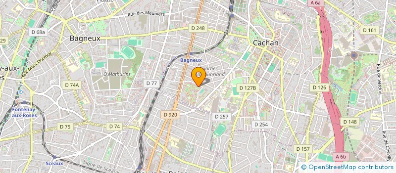 localisation de l'entreprise MONSIEUR ANOUAR LAMCHACH  CACHAN