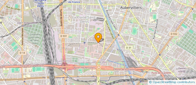 localisation de l'entreprise MONSIEUR ANOUAR MANIARE  AUBERVILLIERS