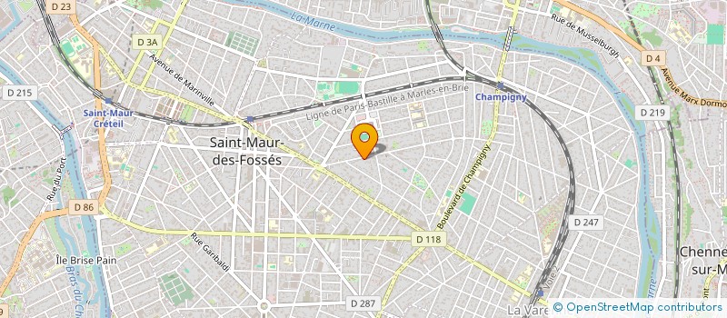 localisation de l'entreprise MONSIEUR ANOUAR MEKKAOUI à SAINT-MAUR-DES-FOSSES