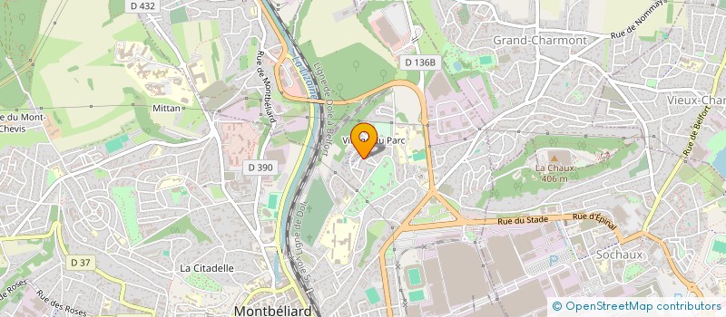 localisation de l'entreprise MONSIEUR ANOUAR MGAIZE  GRAND-CHARMONT
