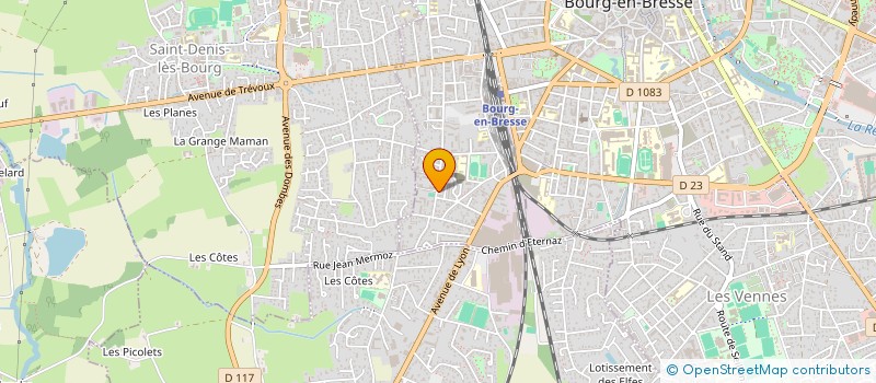 localisation de l'entreprise MONSIEUR ANOUAR NAGOU à BOURG-EN-BRESSE