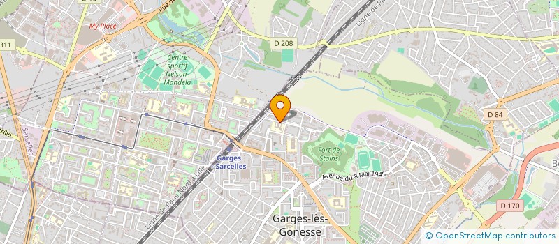 localisation de l'entreprise MONSIEUR ANOUAR SAAI  GARGES-LES-GONESSE