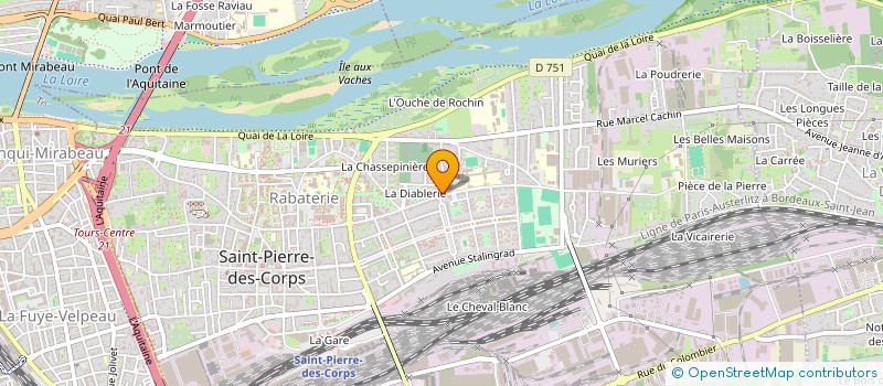 localisation de l'entreprise MONSIEUR ANOUAR SATOUR  SAINT-PIERRE-DES-CORPS