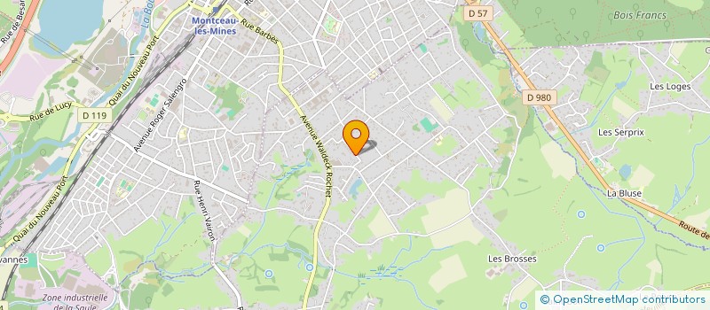 localisation de l'entreprise MONSIEUR ANOUAR STATI  MONTCEAU-LES-MINES