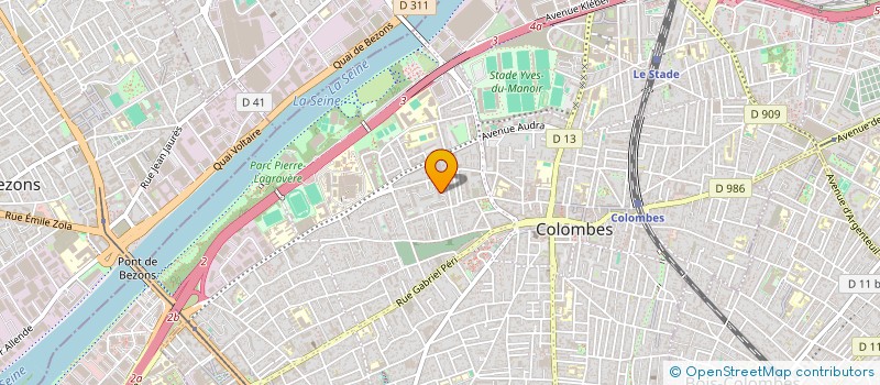 localisation de l'entreprise MONSIEUR ANOUAR YOUMBAI  COLOMBES