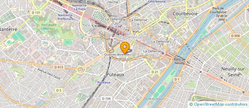 localisation de l'entreprise MONSIEUR ANOUK GOKOU  PUTEAUX