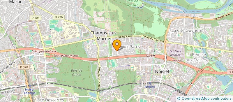 localisation de l'entreprise MONSIEUR ANOUSSA PANYA  CHAMPS-SUR-MARNE