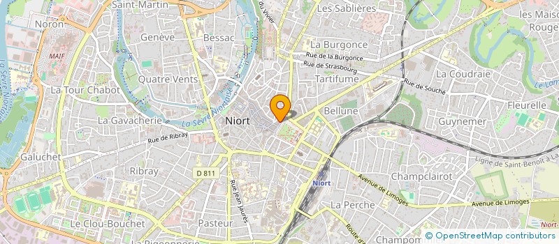 localisation de l'entreprise MONSIEUR ANOWAR MIAH  NIORT