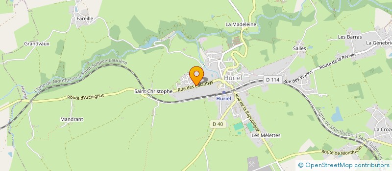 localisation de l'entreprise MONSIEUR ANRCHIDINE MOUSSA  HURIEL