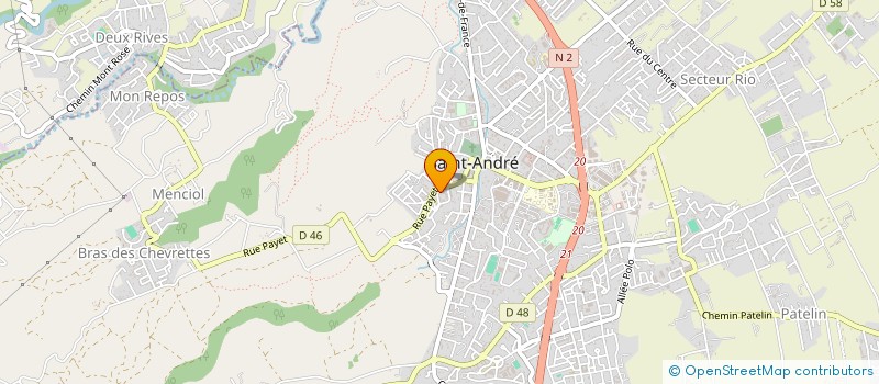 localisation de l'entreprise MONSIEUR ANRCHIDINE SOULAIMANA  SAINT-ANDRE