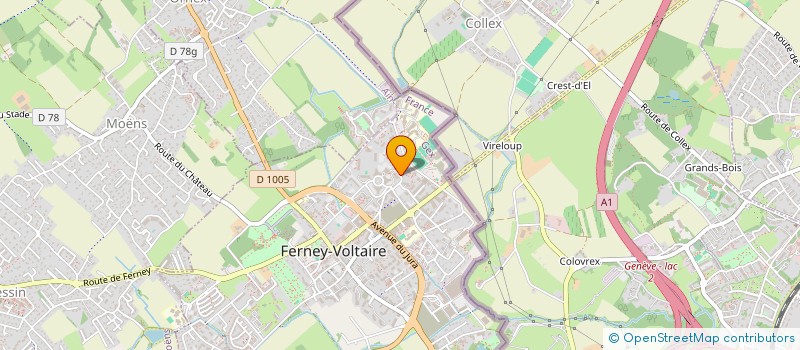 localisation de l'entreprise MONSIEUR ANSAR ARAB à FERNEY-VOLTAIRE