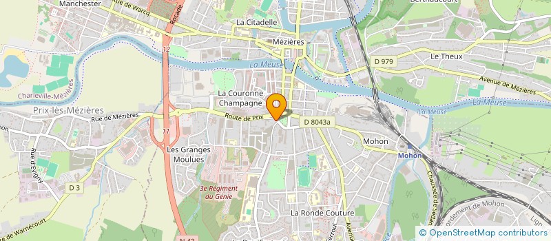 localisation de l'entreprise MONSIEUR ANSARULLAH FAIZY à CHARLEVILLE-MEZIERES