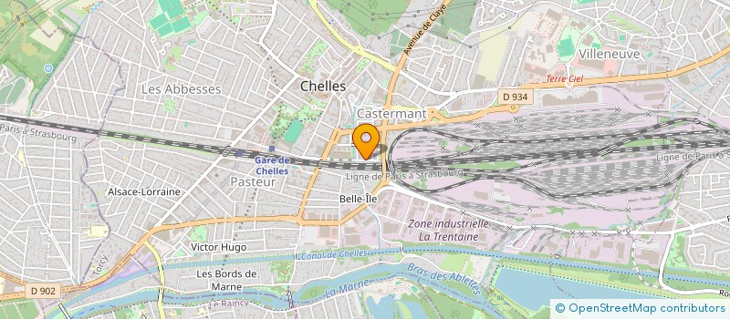 localisation de l'entreprise MONSIEUR ANSBERT KADILA  CHELLES