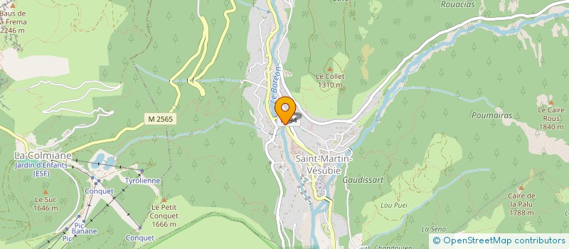 localisation de l'entreprise MONSIEUR ANSELME FIORUCCI  SAINT-MARTIN-VESUBIE