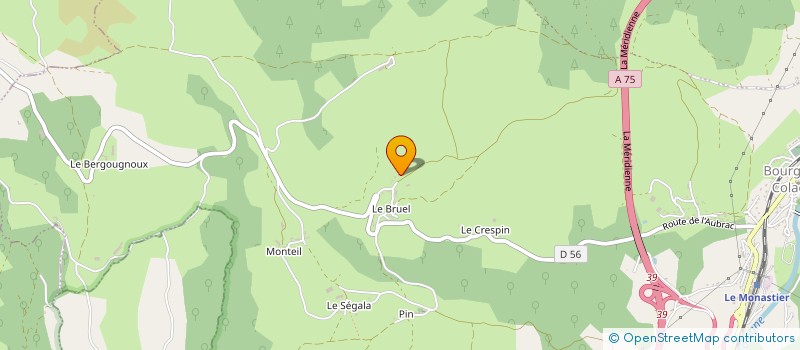 localisation de l'entreprise MONSIEUR ANSELME GERBAL  GABRIAS