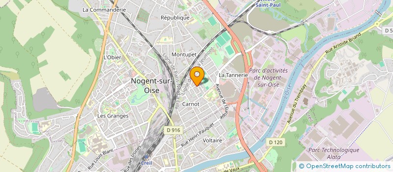 localisation de l'entreprise MONSIEUR ANSELME NGAKO - INKOUIVOU  NOGENT-SUR-OISE