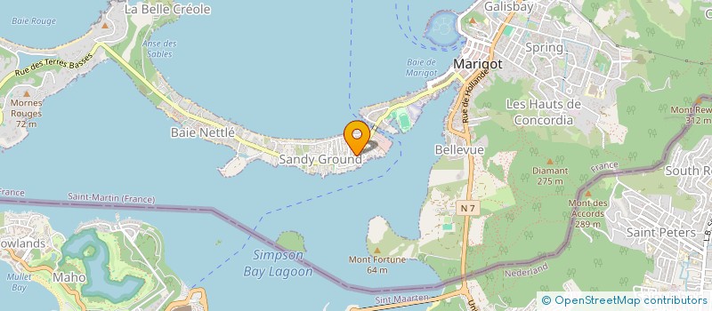 localisation de l'entreprise MONSIEUR ANSELME PAINES  SAINT MARTIN