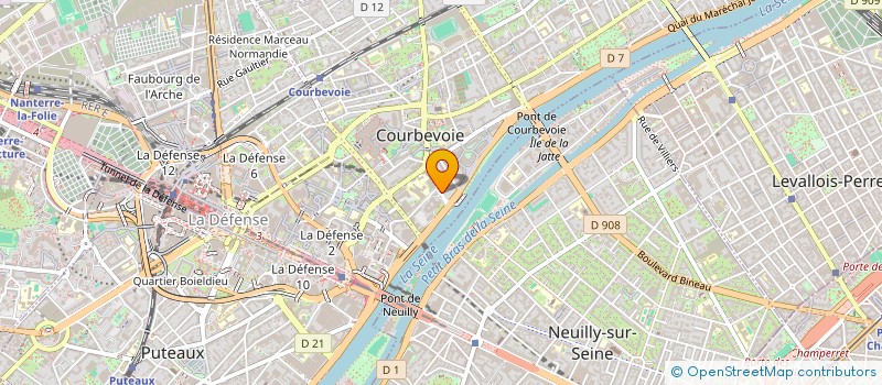 localisation de l'entreprise MONSIEUR ANSELME SINDIHEBURA à COURBEVOIE