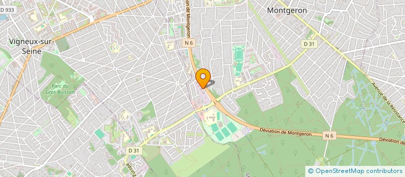 localisation de l'entreprise MONSIEUR ANSELMO XAVIER JUNIOR  MONTGERON