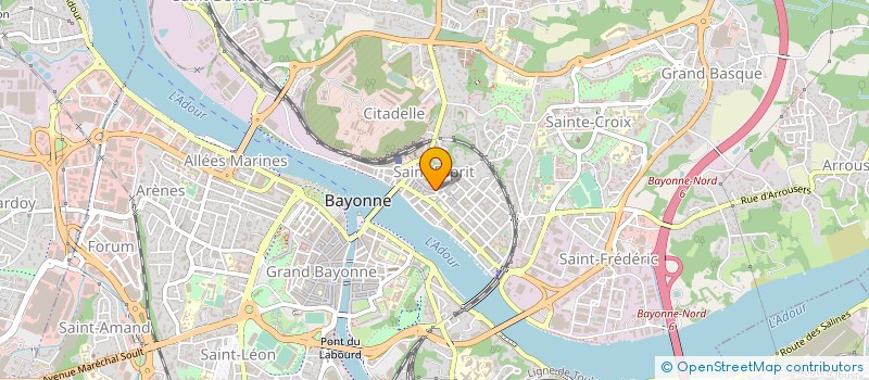 localisation de l'entreprise MONSIEUR ANSERIC ESCOFFIER à BAYONNE