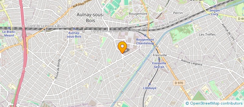 localisation de l'entreprise MONSIEUR ANSOUMANA CISSE à AULNAY-SOUS-BOIS